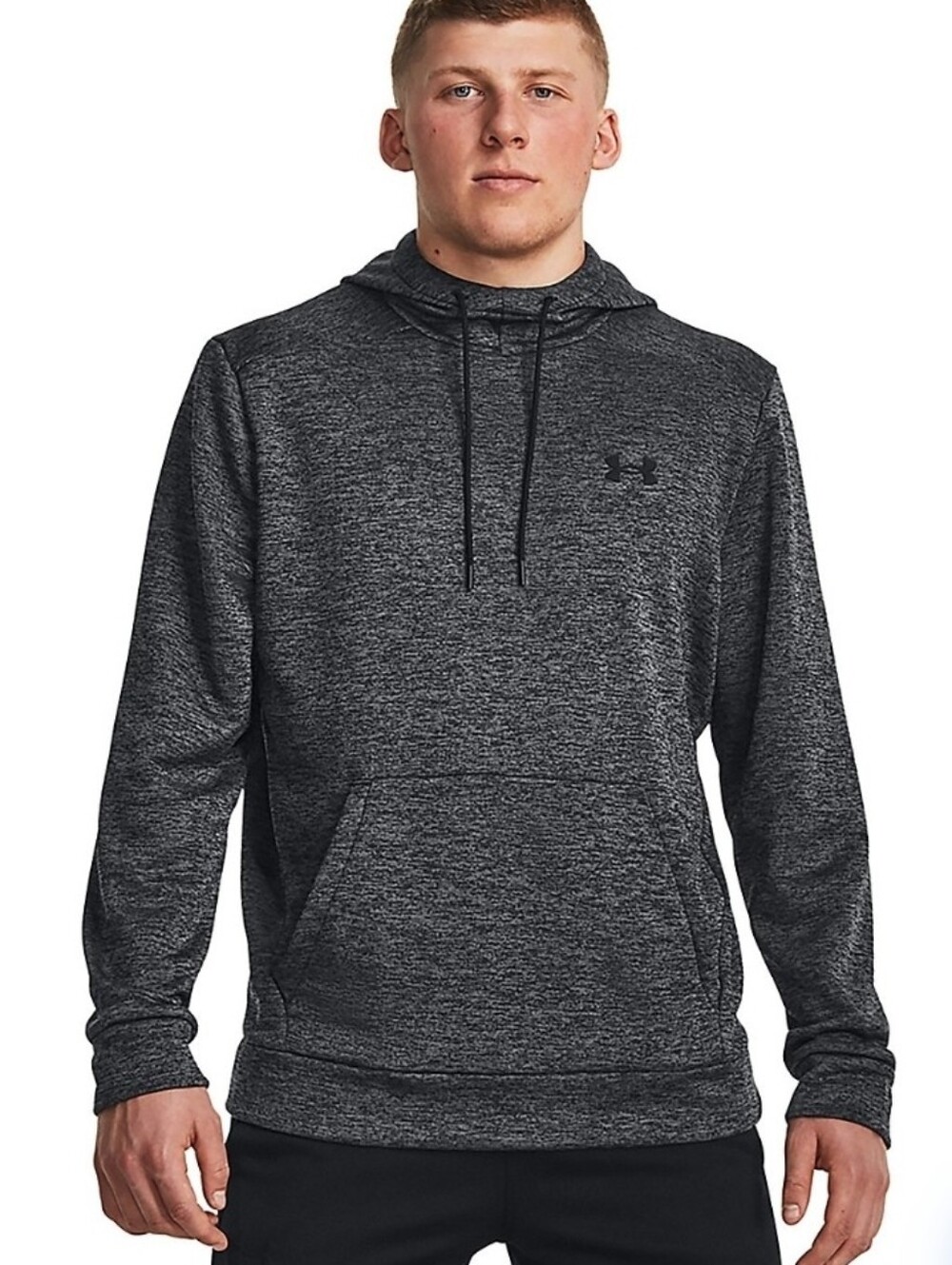 Under Armour Twisted Fleece Hoodie, Mens, Large